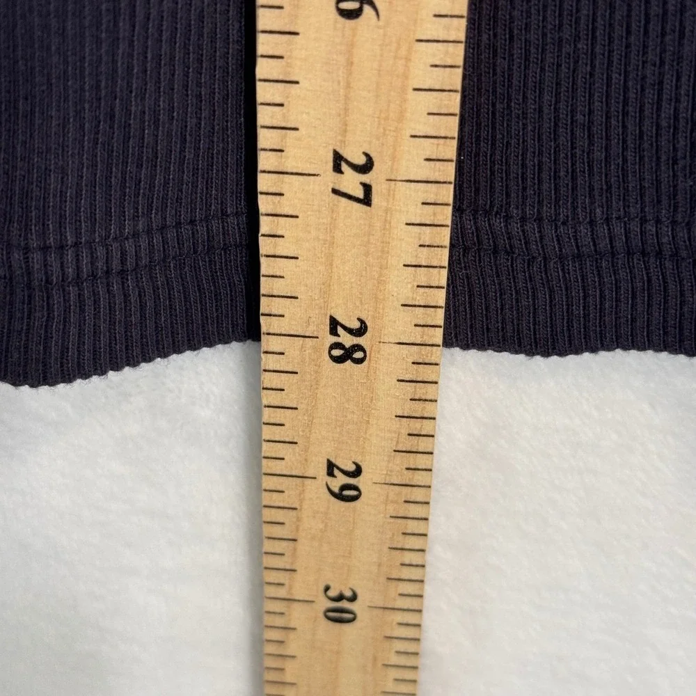 Polo Jeans Co Ralph Lauren Navy Blue Ribbed Long Sleeve Shirt Large